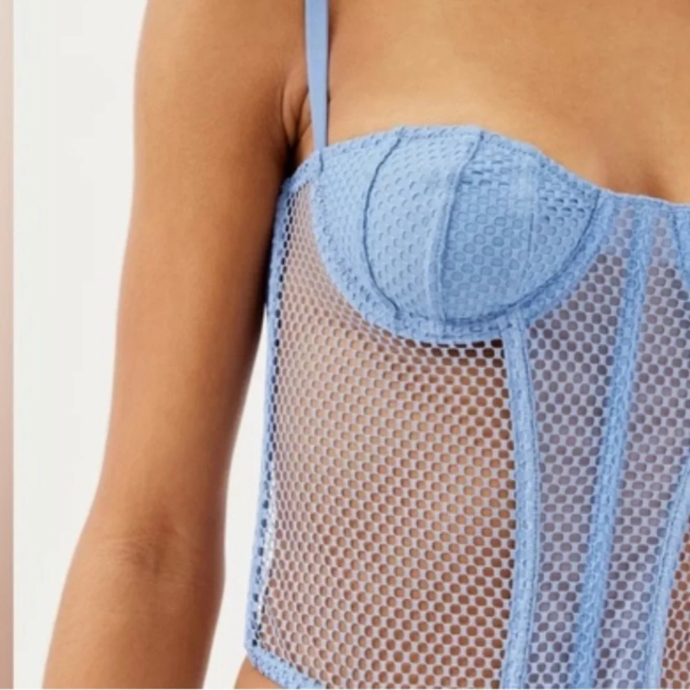 Out From Under Modern Love Overdrive Fishnet Corset - Picture 3 of 7